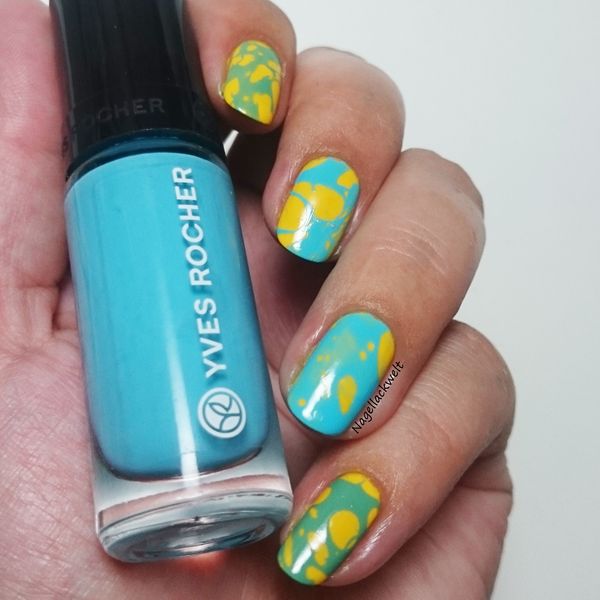 water spotted nageldesign
