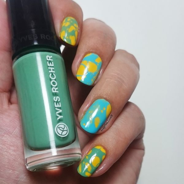 water spotted nails